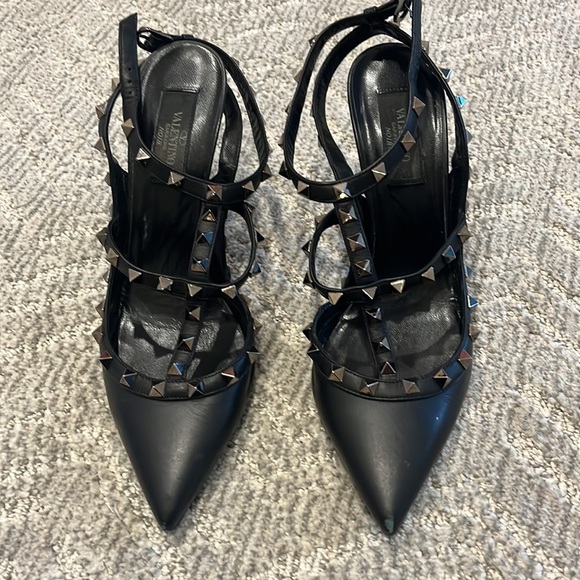 Valentino Rock Stud Caged Heels 39.5 - Picture 4 of 9